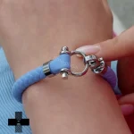 دستبند امگا آبی تابستونی