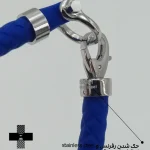دستبند امگا آبی کاربنی
